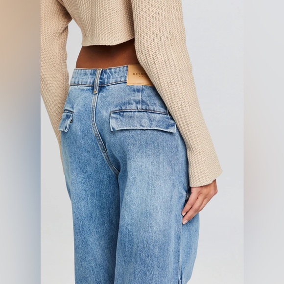 NWT Retrofête Casey Pant Denim Jean in Oasis – Size 26 - Picture 3 of 10
